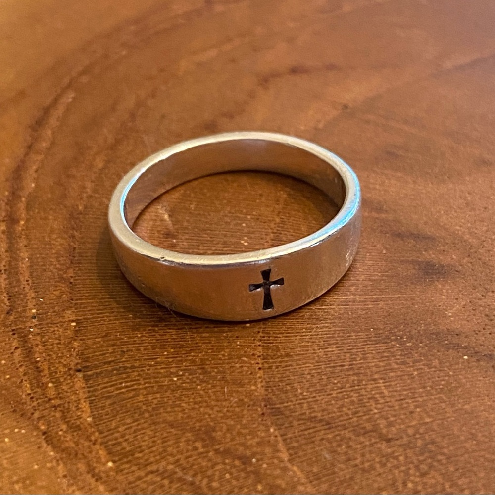James Avery Small Crosslet Ring, Size 7, Sterling Silver